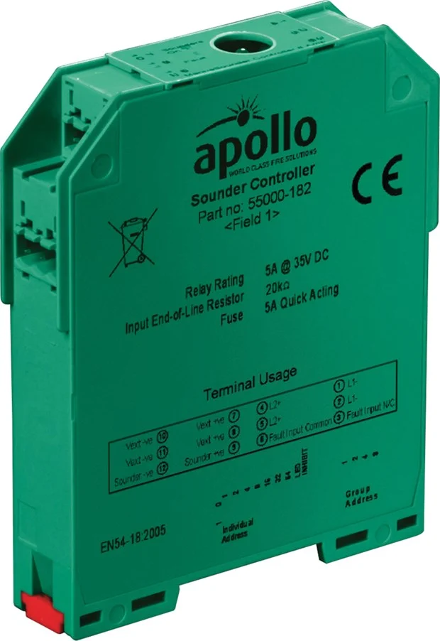 Apollo XP95 Din Rail Sounder Control Unit