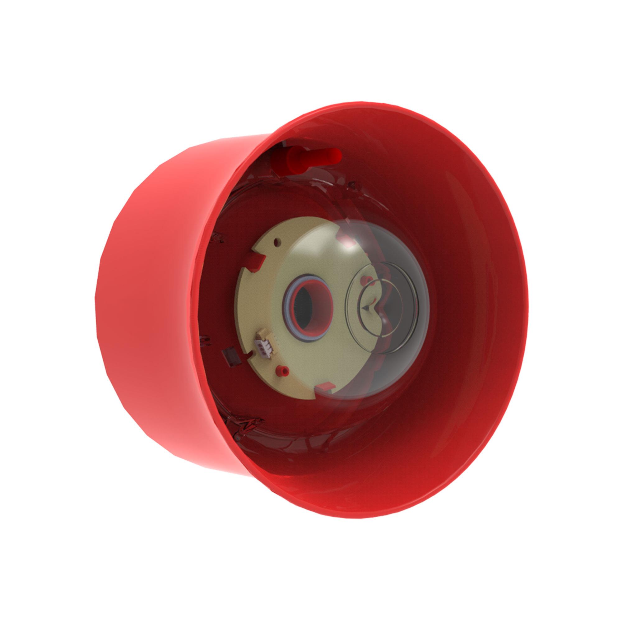 Hochiki ESP Wall Sounder VAD (Red) White LED's