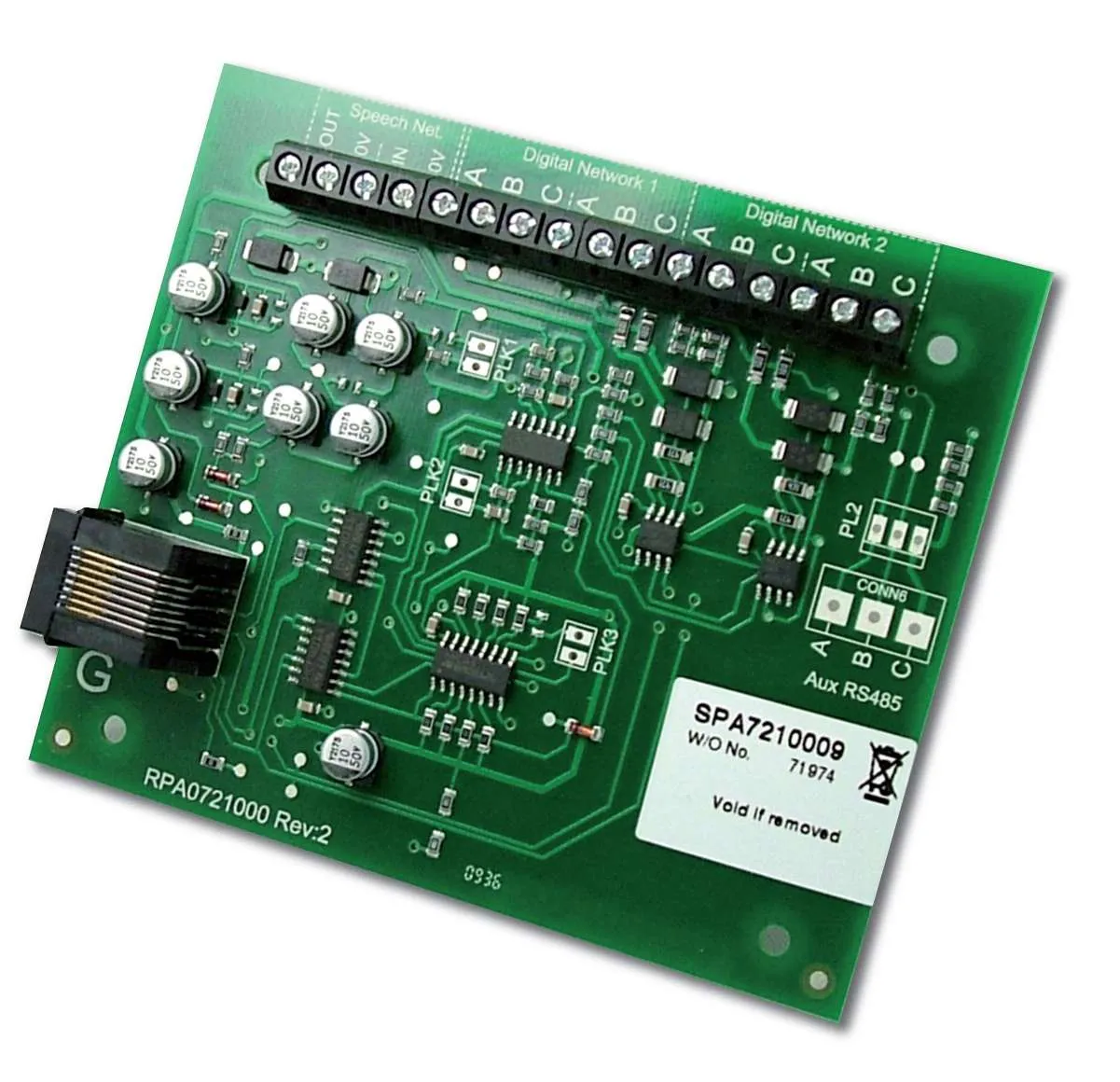 NETWORK COMMUNICATION CARD FOR ECU,  8 & 16