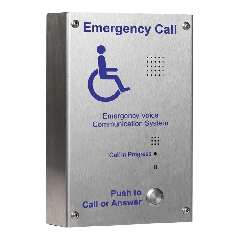 EVC302S Refuge Alarm Outstation, Surface Stainless (Type B)