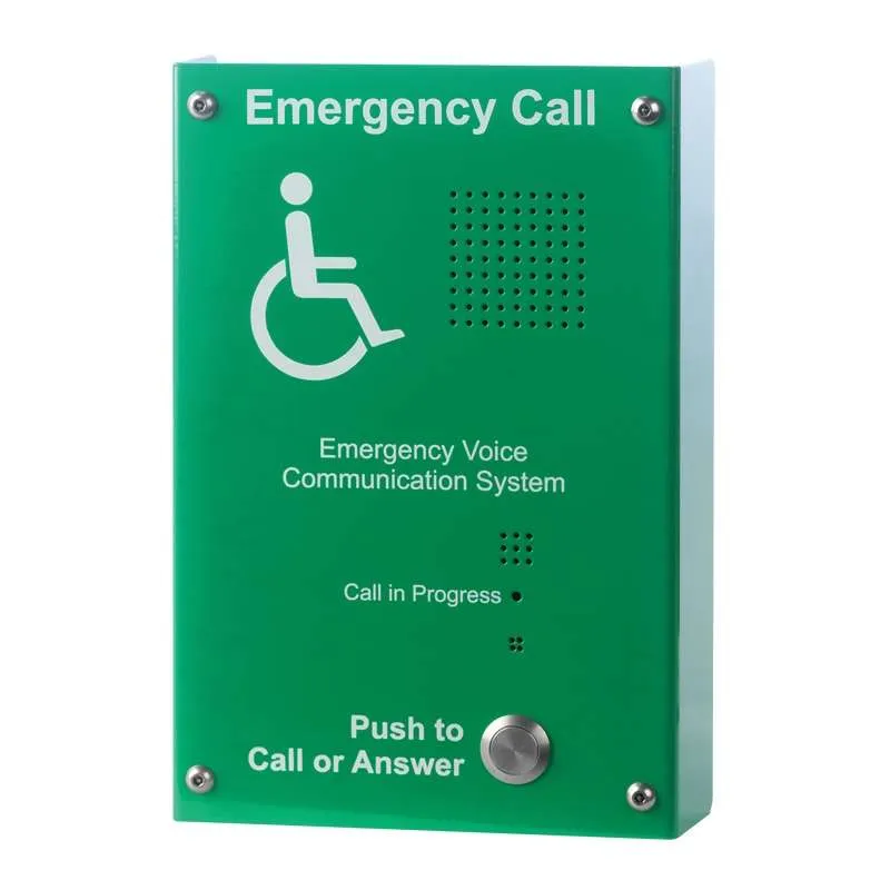 EVC302GS Refuge Alarm Outstation, Green Surface Mount (Type B)