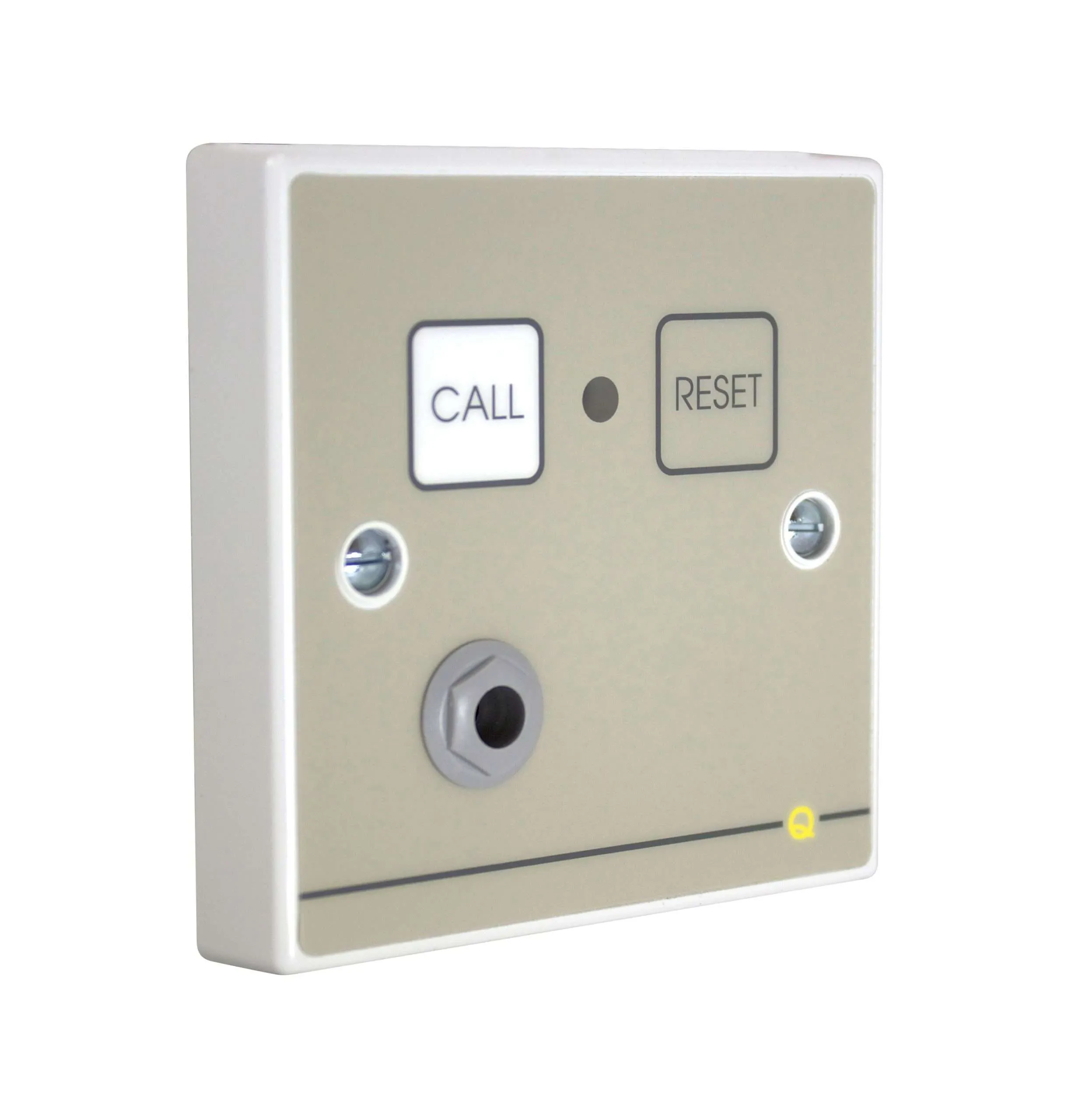 C-TEC QUANTEC ADDRESSABLE  CALLPOINT, BUTTON RESET C/W  REMOTE SOCKET