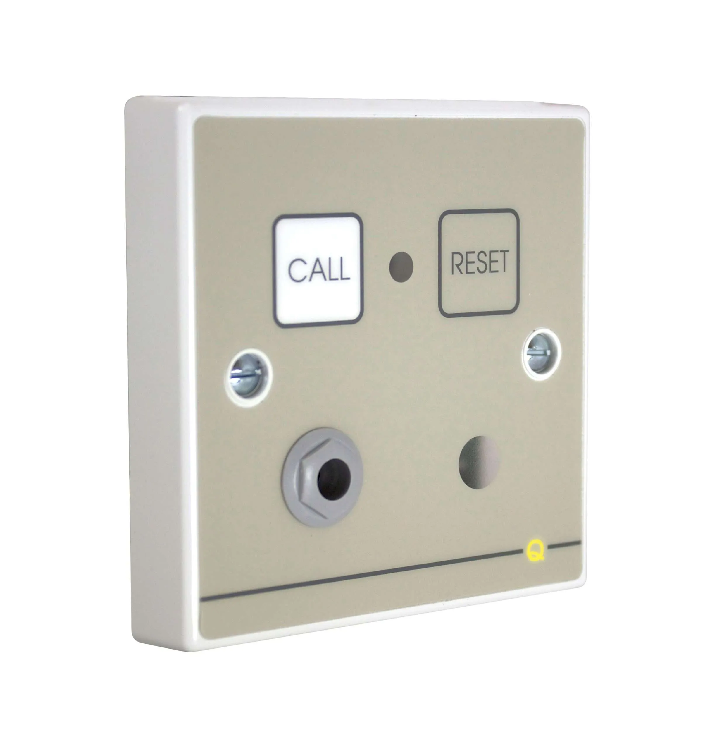 C-TEC QUANTEC ADDRESSABLE INFARED CALL POINT, BUTTON RESET C/W SOUNDER & REMOTE SOCKET