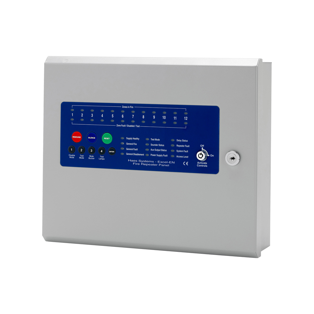 Haes 2-12 Zone Fully Functional or Passive Repeater Panel XLEN-R-12