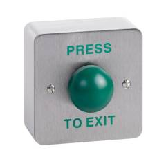 Heavy Duty Green Dome Exit Button "PRESS TO EXIT" (Surface)