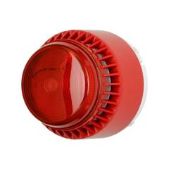 Flashni Red Sounder Beacon 18-28V DC 70mA 90dB (No Base)