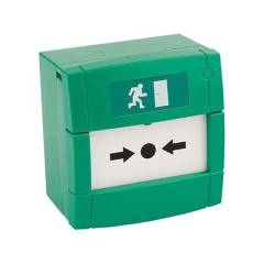 KAC  Green Resettable Emergency Door Surface Release Call Point