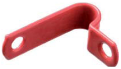 PRYSMIAN FP200 RED "P" CLIP FOR 2 CORE 1.5 CABLE (PER 100)