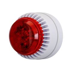 Roshni White Sounder/LED Beacon with Red Lens (No Base)