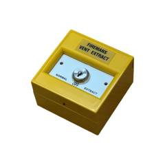 KAC Yellow 3 Position Fireman’s Vent Extract Switch