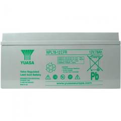 Yuasa SLA Battery 12V 78AH (NPL78-12IFR) L380 X W166 X H174 27.50KG