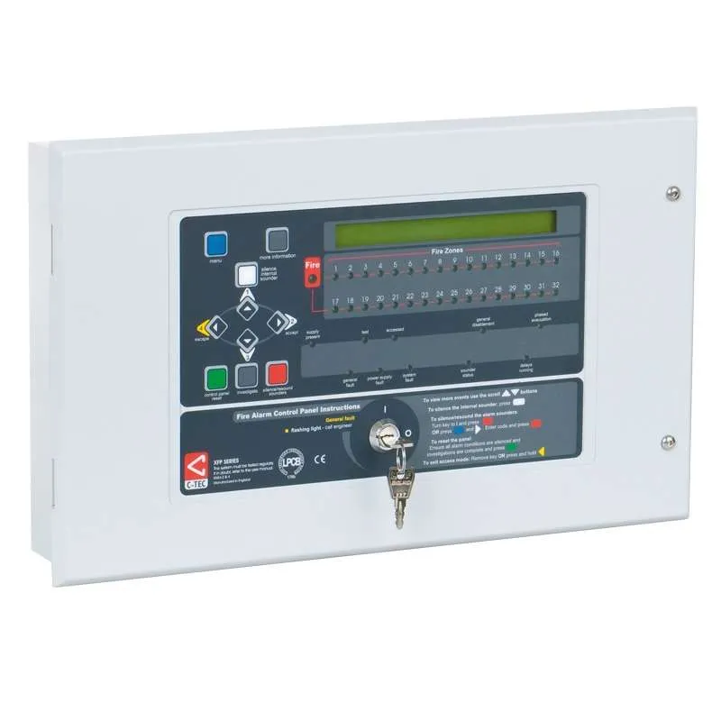 C-Tec 32 Zone Single Loop Fire Panel. CAST