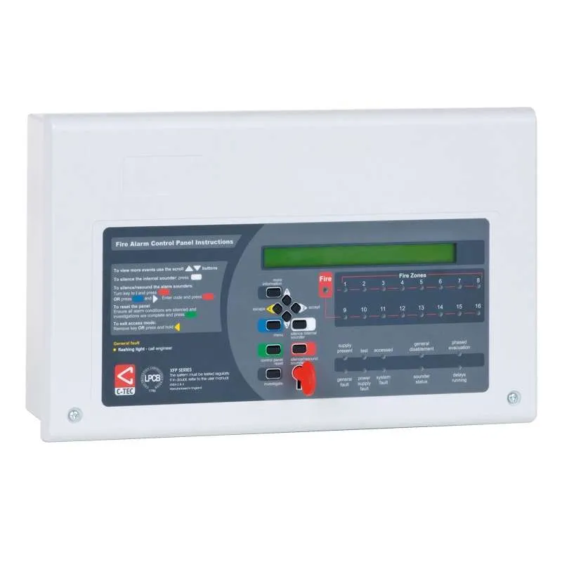 C-Tec 16 Zone Single Loop Fire Panel. CAST